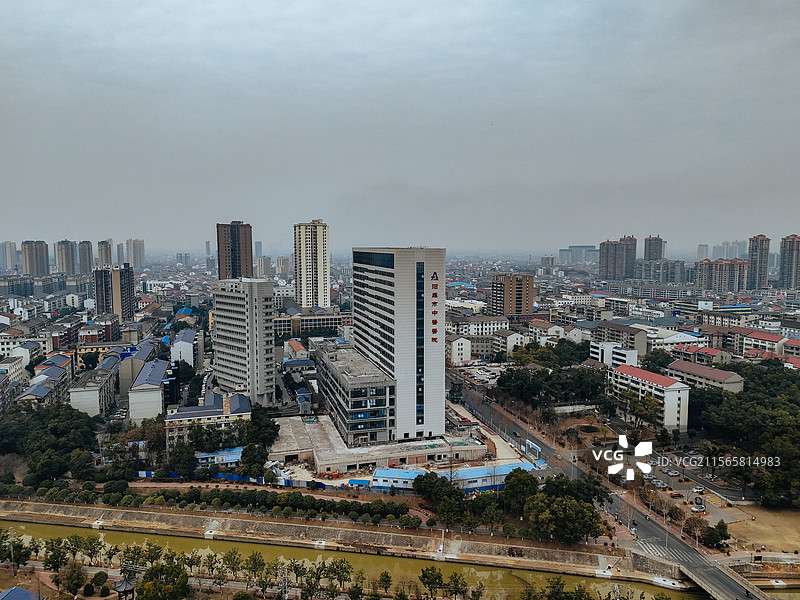汨罗市 九章路 归义镇 汨罗江 岳阳 城市图片素材
