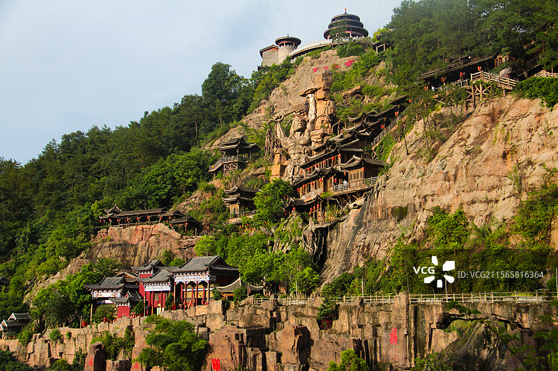 梅州客天下客家楼风光图片素材