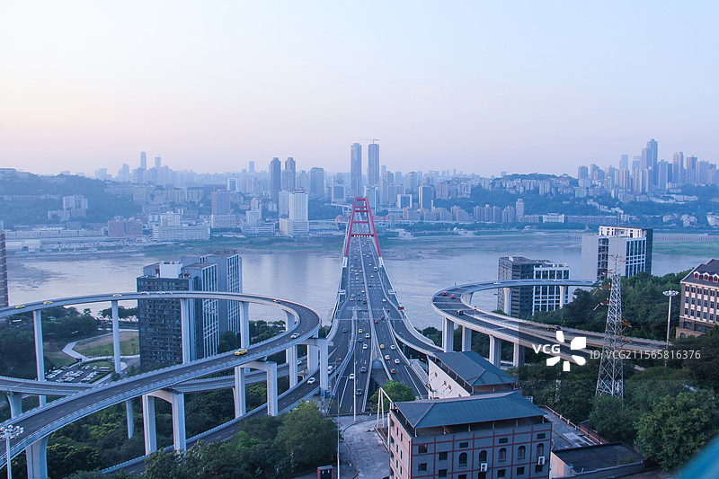 重庆铜元之光城市阳台图片素材