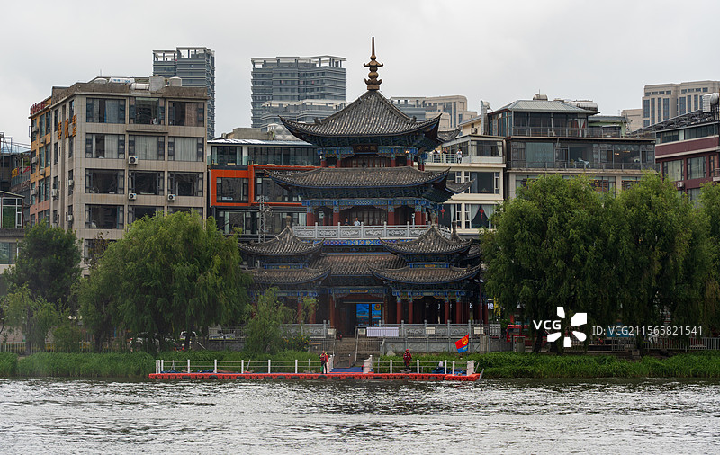 云南大理锁水阁图片素材