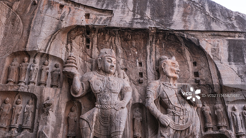 龙门石窟图片素材