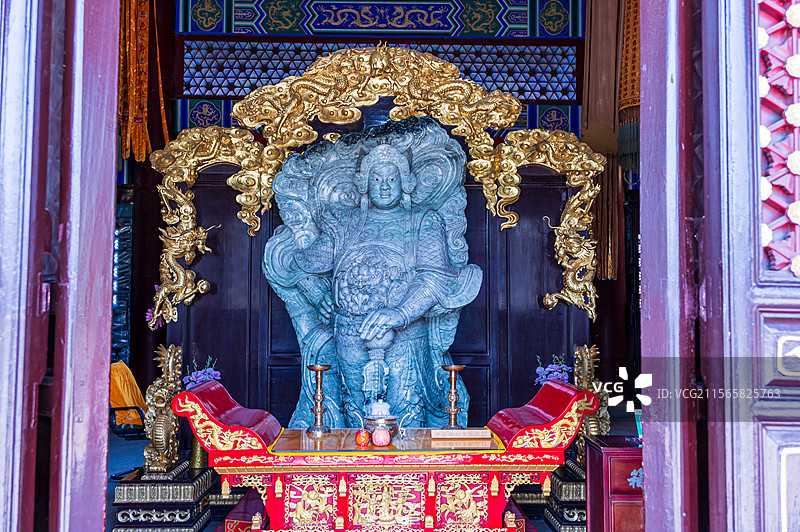 鞍山市玉佛苑古建筑群的庄严之美图片素材