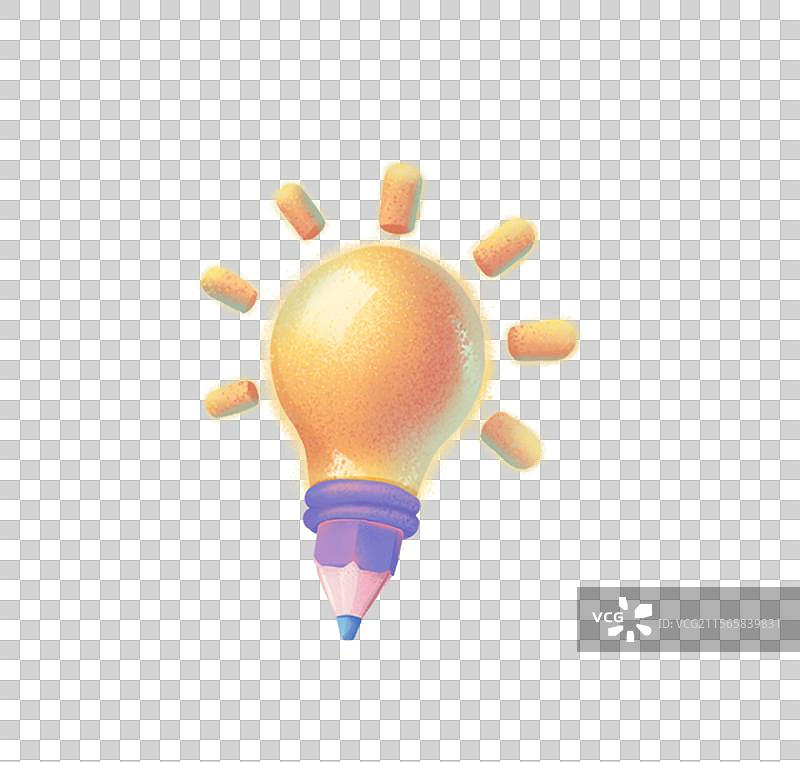 灯泡笔图片素材