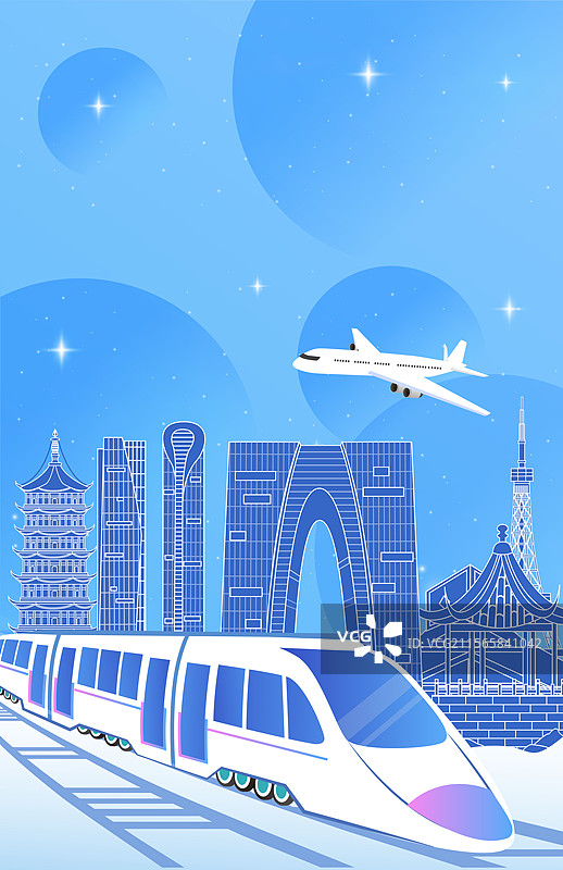 苏州旅游假期休假出行国内游高铁出行春运高速列车图片素材