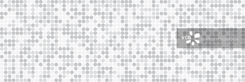 科技横幅设计，带有白色和灰色的圆点图片素材