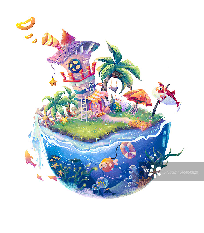 海岛度假图片素材