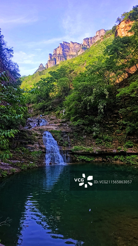 休闲石板沟图片素材