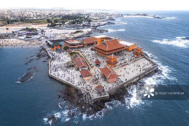 海上佛国 福建泉州洛伽寺图片素材