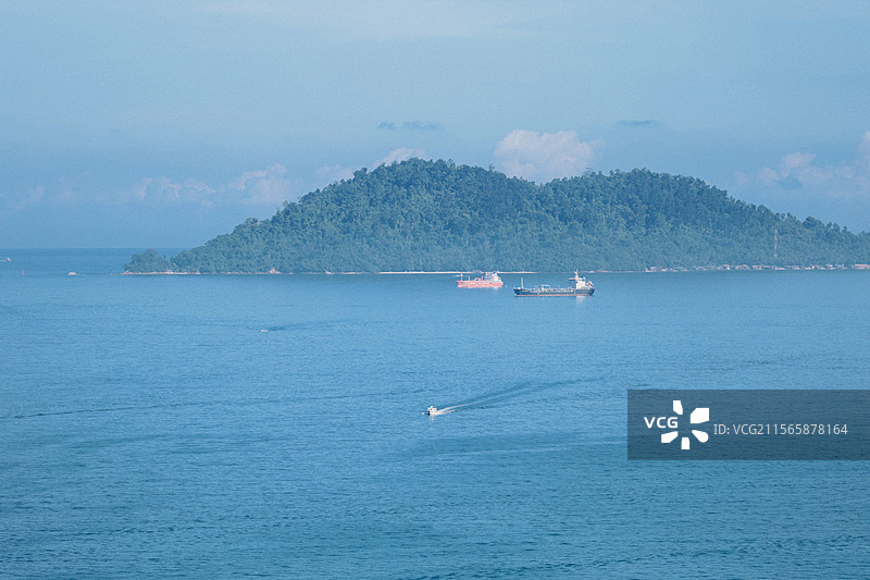 亚庇码头图片素材