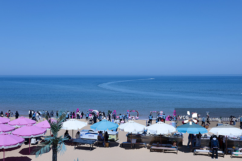 威海国际海水浴场图片素材