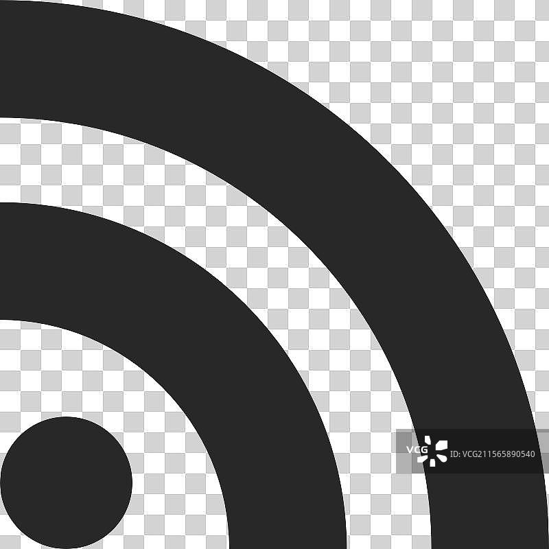 RSS图标扁平化网页图标概念图片素材