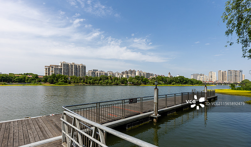 2025年5月5日立夏日常德穿紫河风光带城市风光图片素材