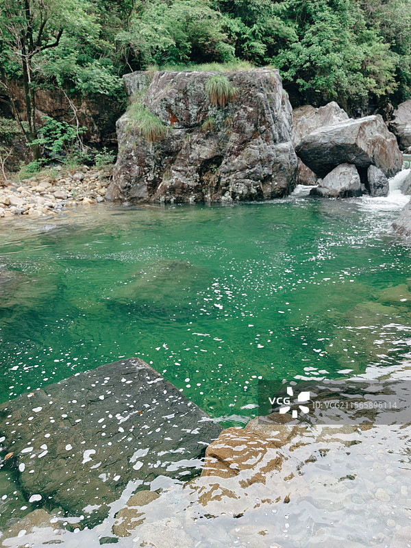 安徽石台牯牛降碧玉潭图片素材
