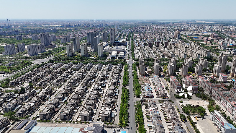 山东省东营市垦利区城市风光图片素材