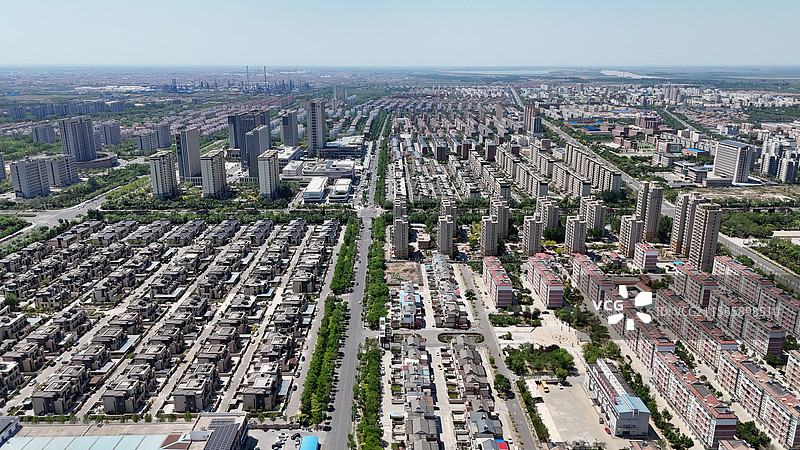 山东省东营市垦利区城市风光图片素材