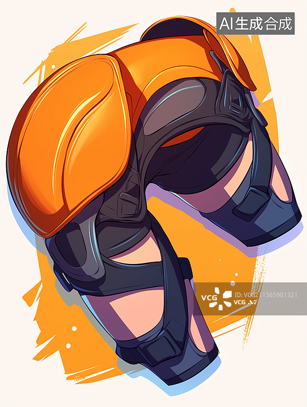 【AI数字艺术】护膝图片素材