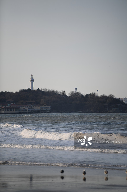 烟台的烟台山图片素材