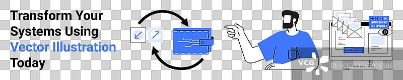 数字工作流程自动化与可视化工具图片素材