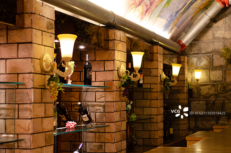 酒庄的吧台图片素材