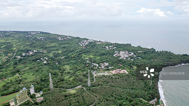 广西北海鳄鱼山港口涠洲岛火山口地质公园图片素材