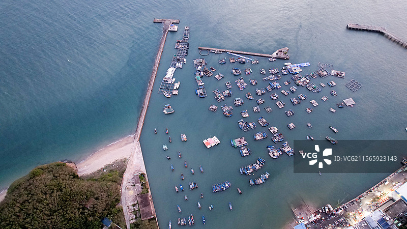 广西北海鳄鱼山港口涠洲岛火山口地质公园图片素材