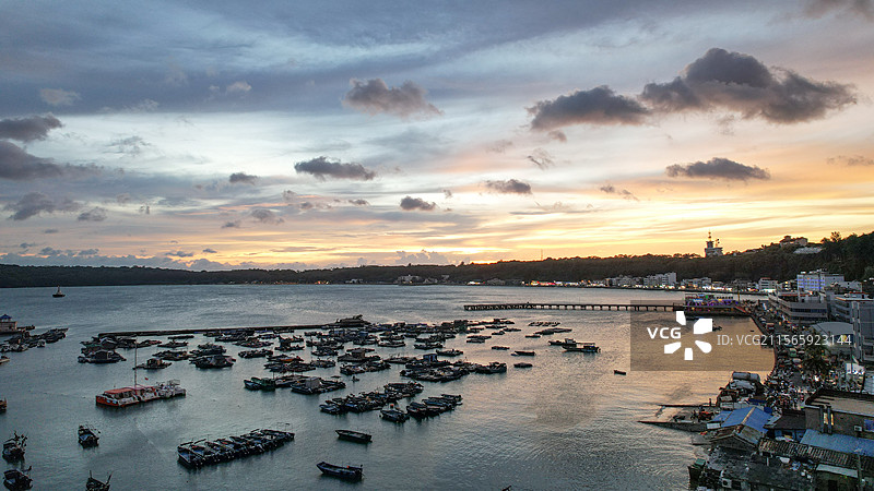 广西北海鳄鱼山港口涠洲岛火山口地质公园图片素材
