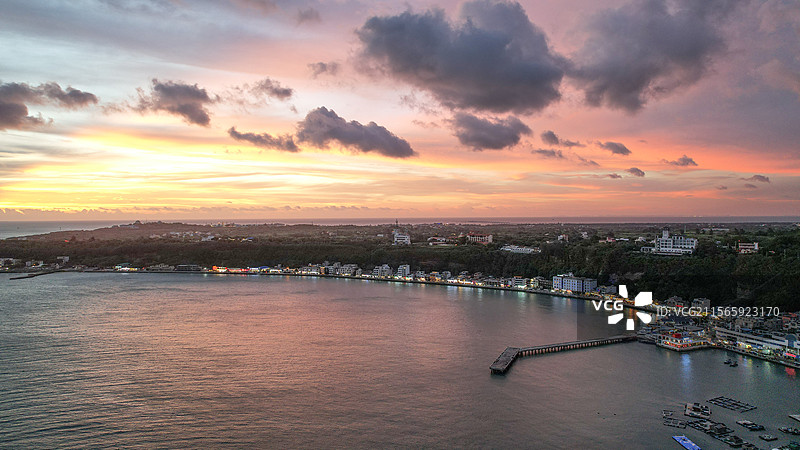 广西北海鳄鱼山港口涠洲岛火山口地质公园图片素材