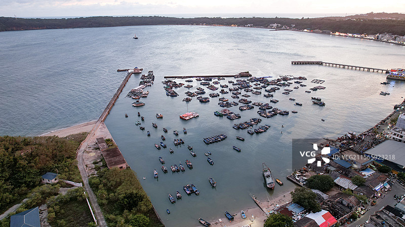 广西北海鳄鱼山港口涠洲岛火山口地质公园图片素材
