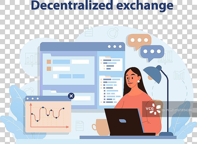 去中心化金融加密货币图片素材