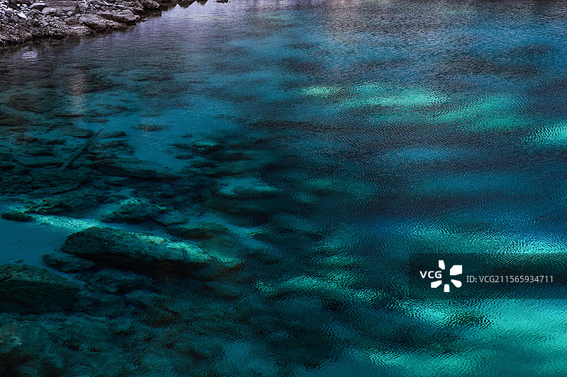 九寨沟 五彩池图片素材