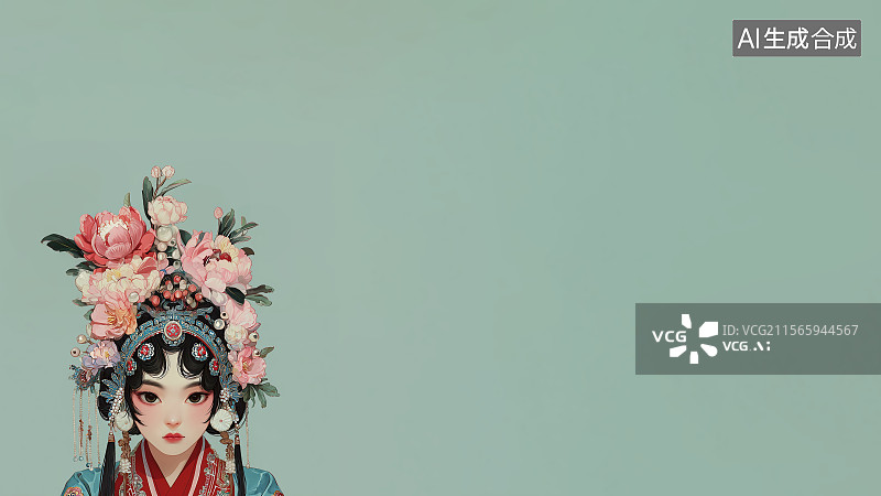 【AI数字艺术】2D卡通左下图片素材