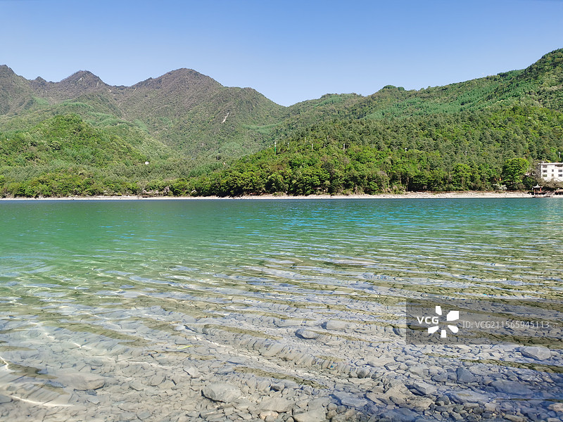 文县天池的湖水图片素材