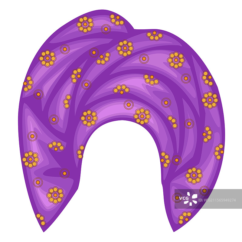 女性头饰，明亮的头巾图片素材