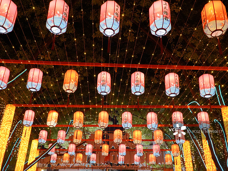 南京夫子庙夜景图片素材