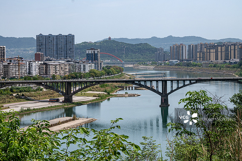 苍溪县嘉陵江自然风光图片素材