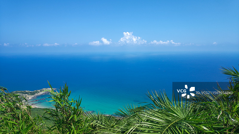 文昌铜鼓岭自然风光图片素材