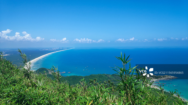 文昌铜鼓岭自然风光图片素材