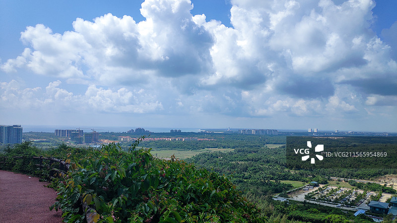 文昌铜鼓岭自然风光图片素材