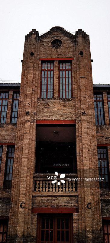 西安张学良公馆景观系列之外景图片素材