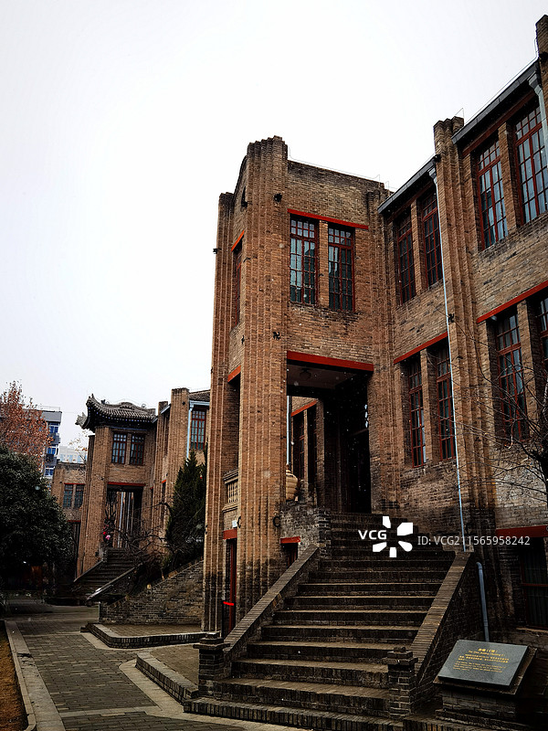 西安张学良公馆景观系列之外景图片素材