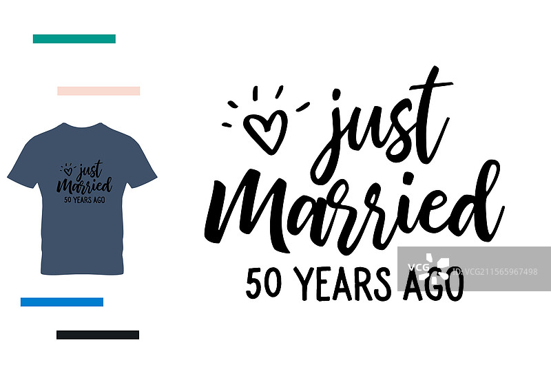 50周年纪念T恤设计图片素材