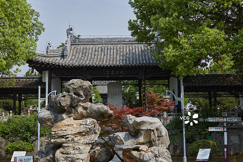 安徽省滁州市全椒县吴敬梓纪念园图片素材