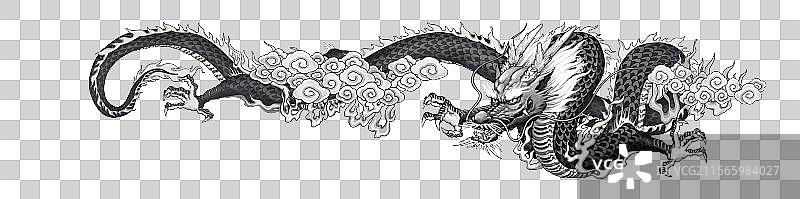 飞龙在天图片素材