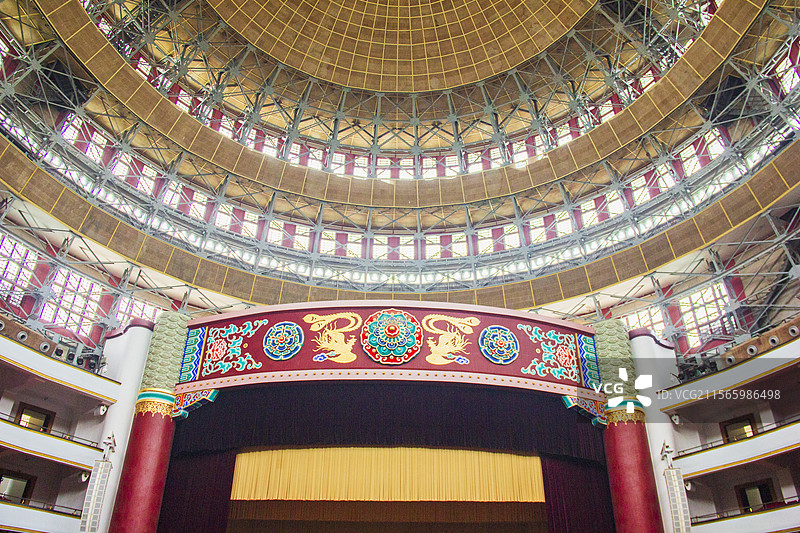 重庆人民大礼堂内部图案图片素材