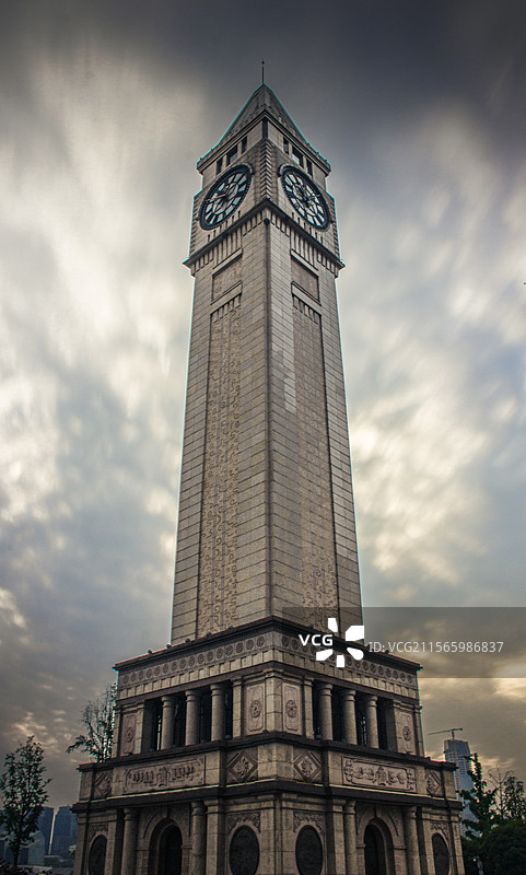 重庆南滨路钟楼广场图片素材