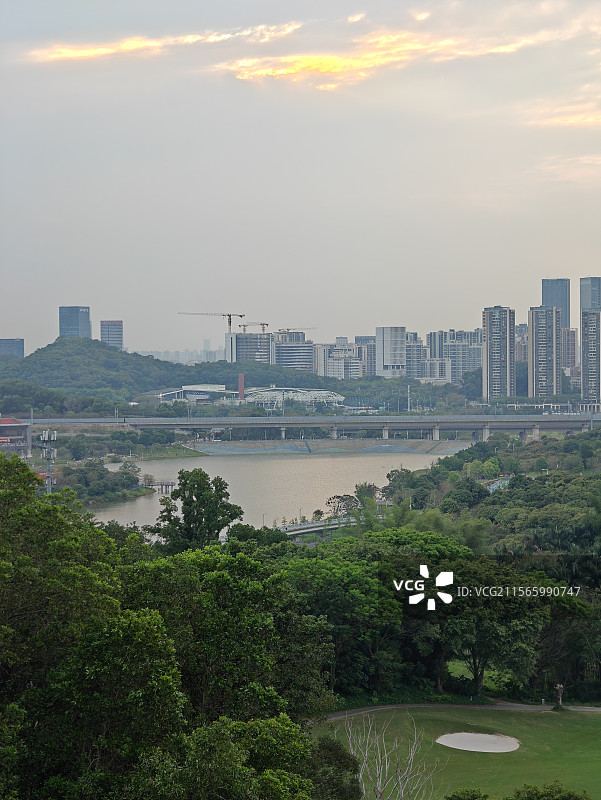 深圳虹桥公园+光明高尔夫球会图片素材
