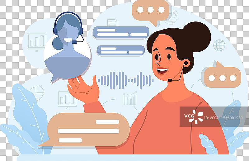 语音搜索人工智能虚拟图片素材