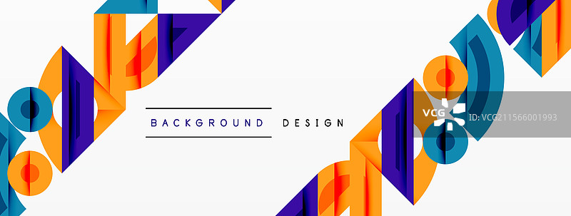 抽象几何背景与形状图片素材