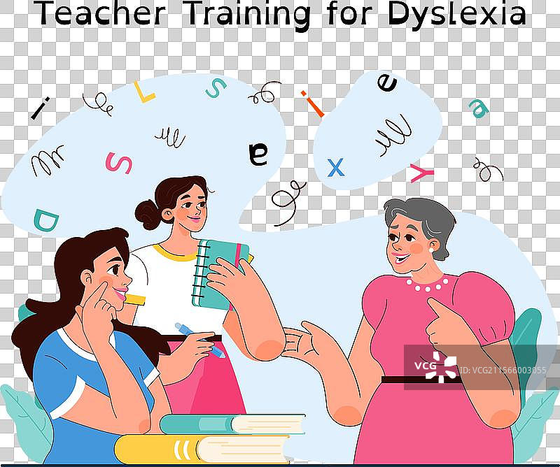 阅读障碍学习障碍或残疾图片素材