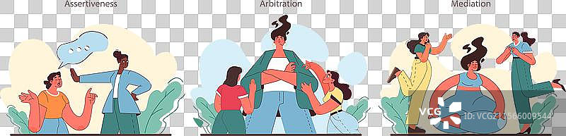 软技能发展：冲突解决图片素材